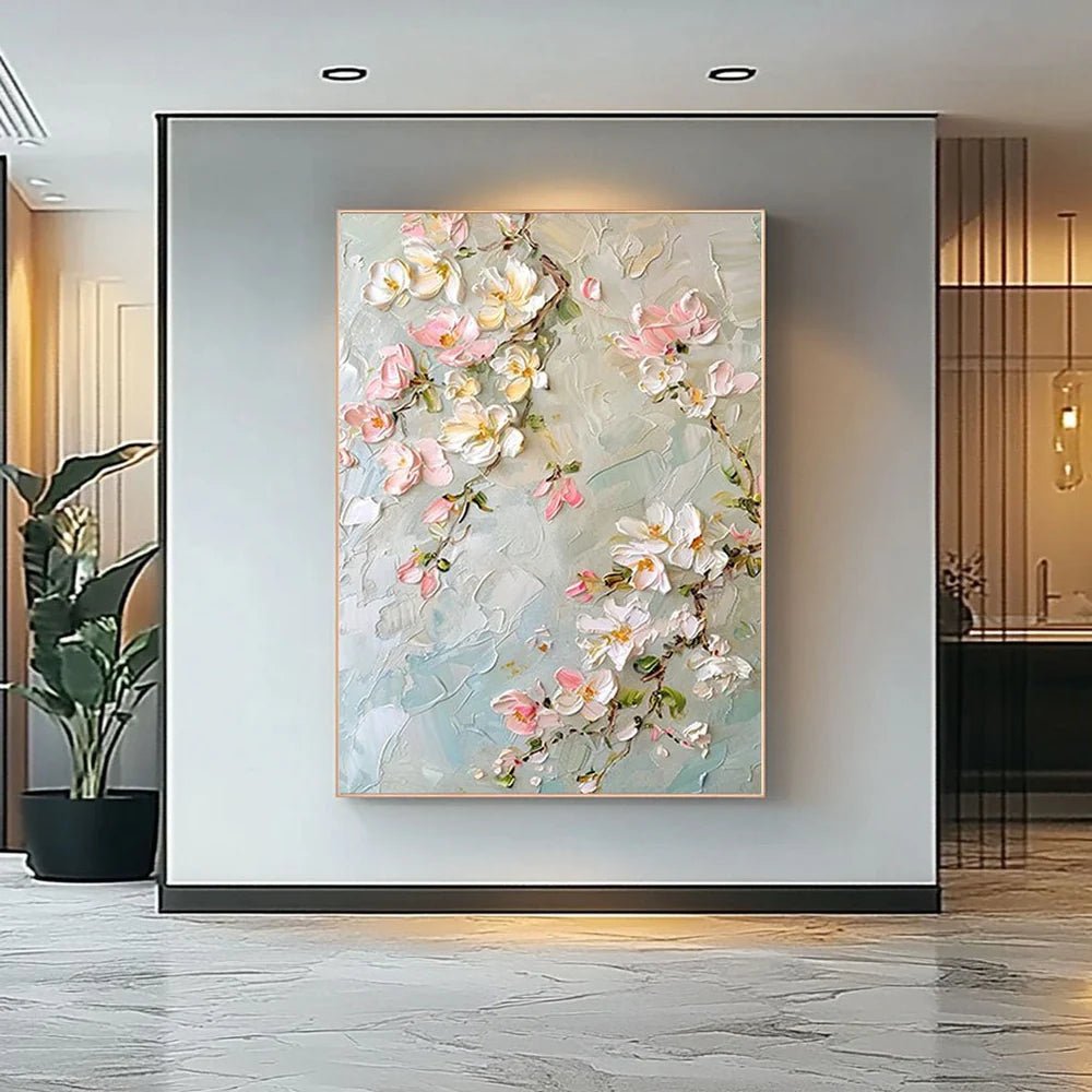 Plaster Painting "Fiori della Brezza" - nukeart