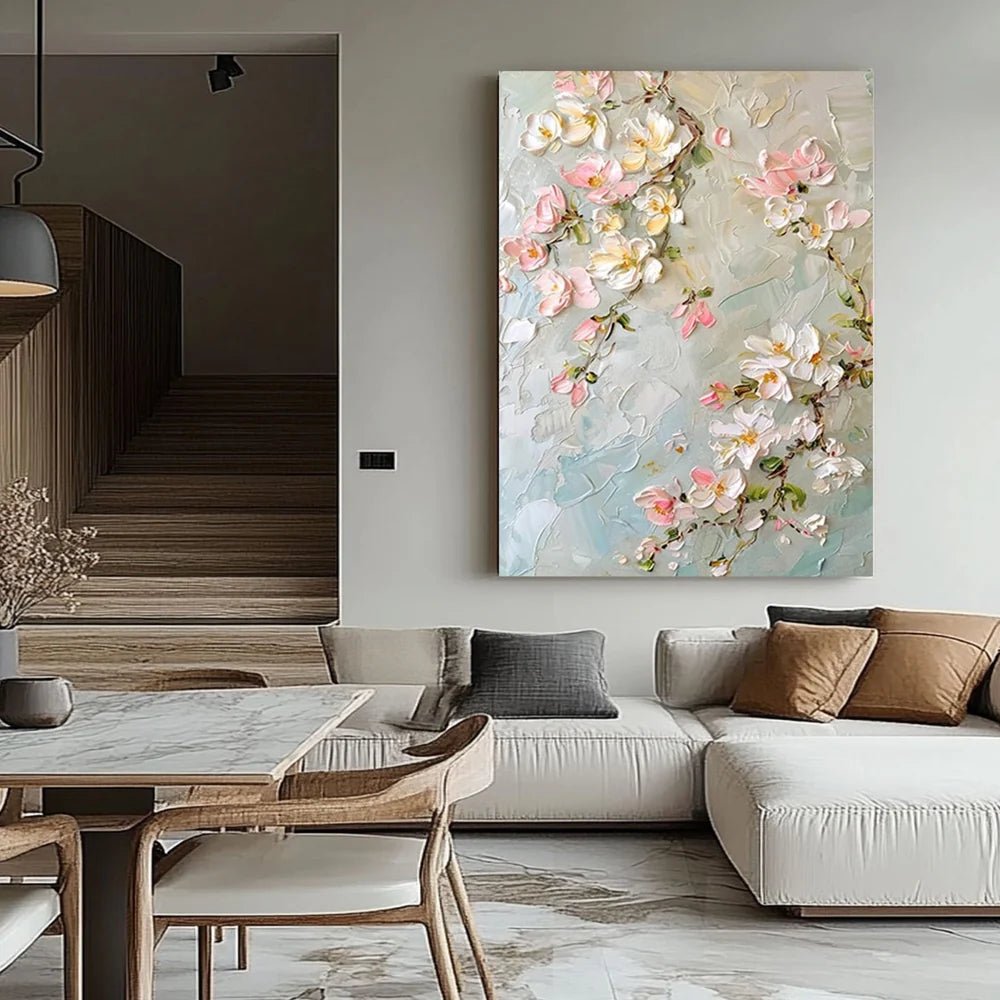 Plaster Painting "Fiori della Brezza" - nukeart