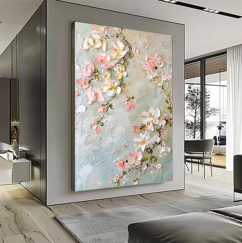 Plaster Painting "Fiori della Brezza" - nukeart