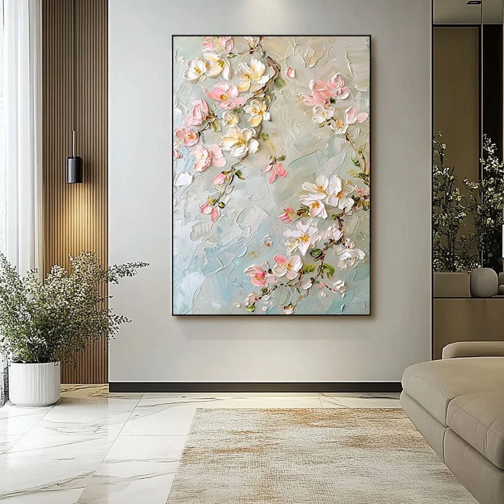 Plaster Painting "Fiori della Brezza" - nukeart