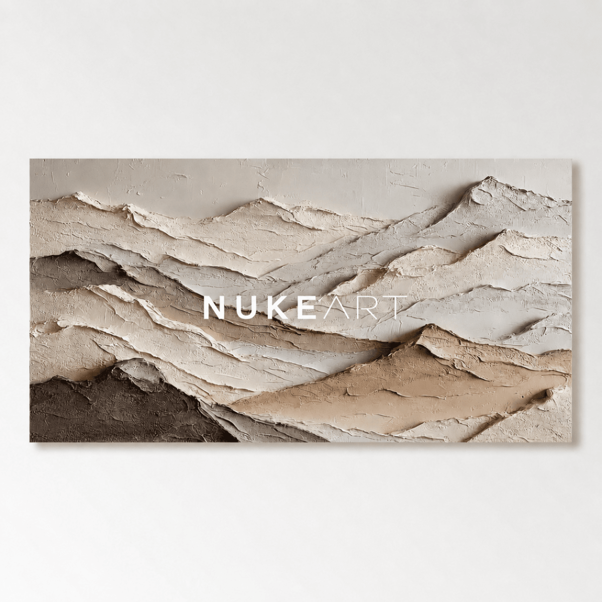 3D Textured Wall Art “Silent Earth Layers” - nukeart