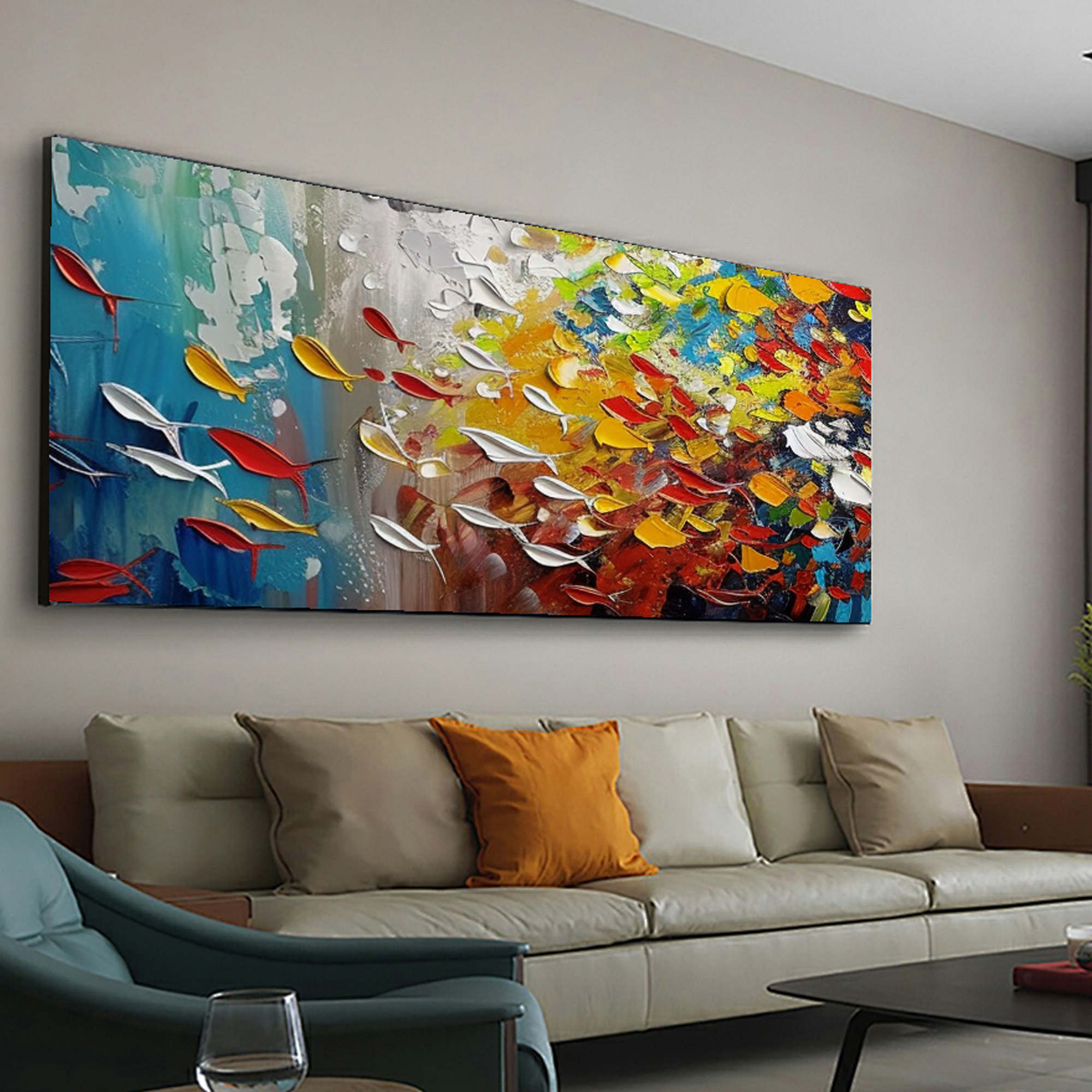 Colorful Painting "Colorful Symphony"