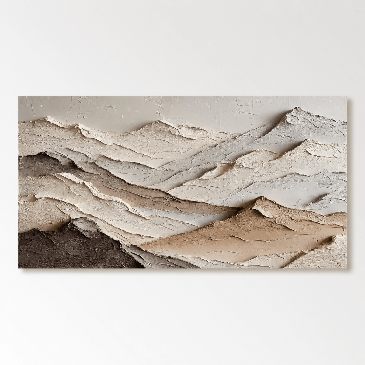3D Textured Wall Art “Silent Earth Layers” - nukeart
