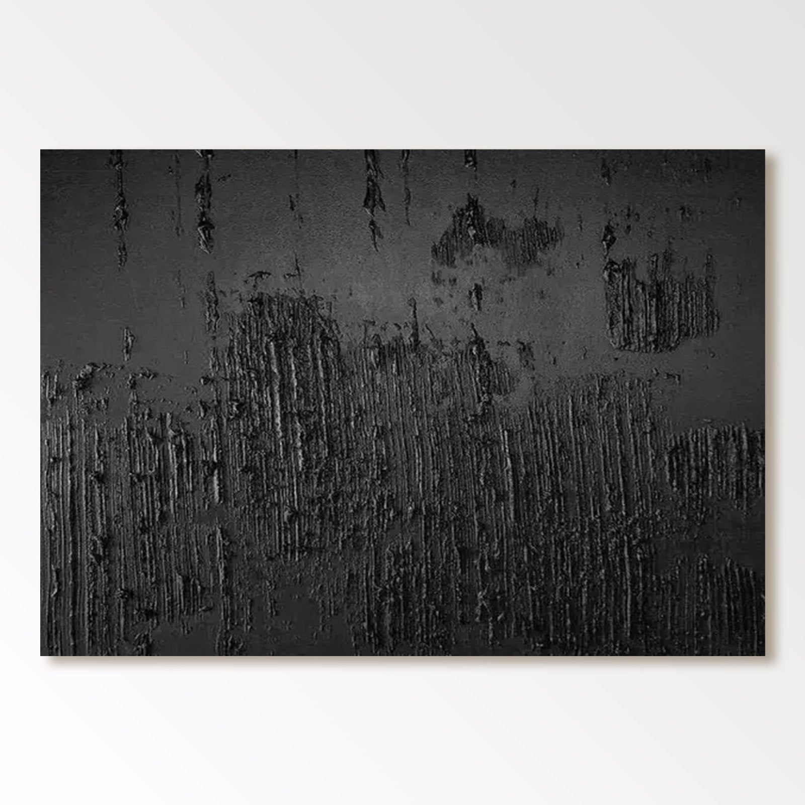 Minimalist Painting "Noircey Obscur" - nukeart