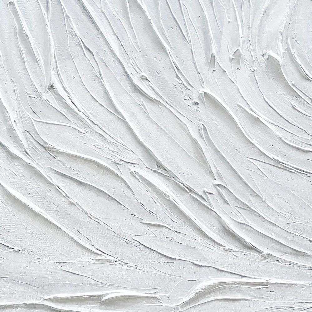 Minimalist Plaster Art "Flow“ - nukeart