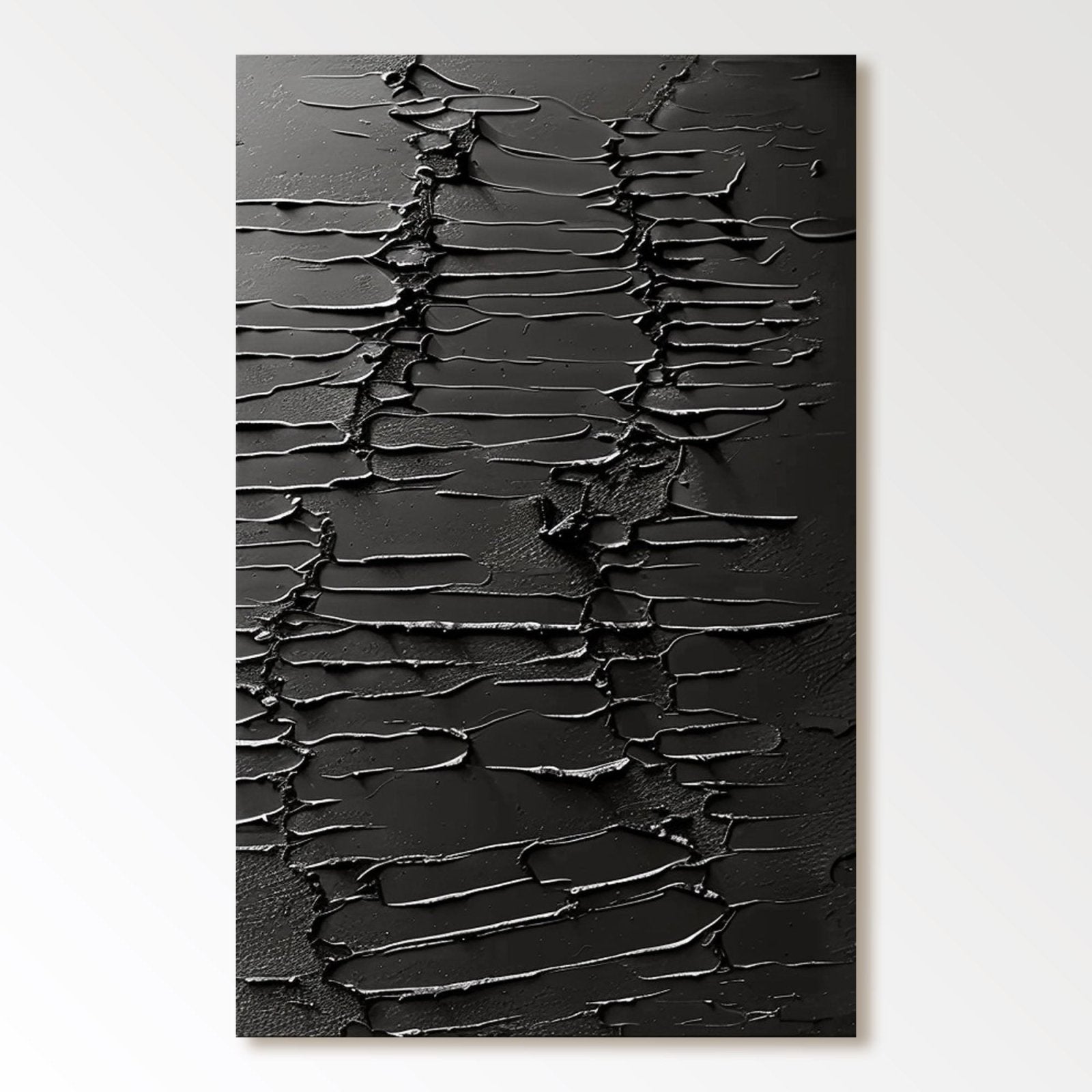 Minimalist Plaster Painting "Eternal Echoes" - nukeart