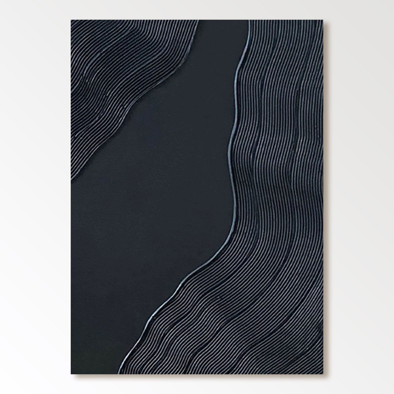 Minimalist Plaster Painting "Flow" - nukeart