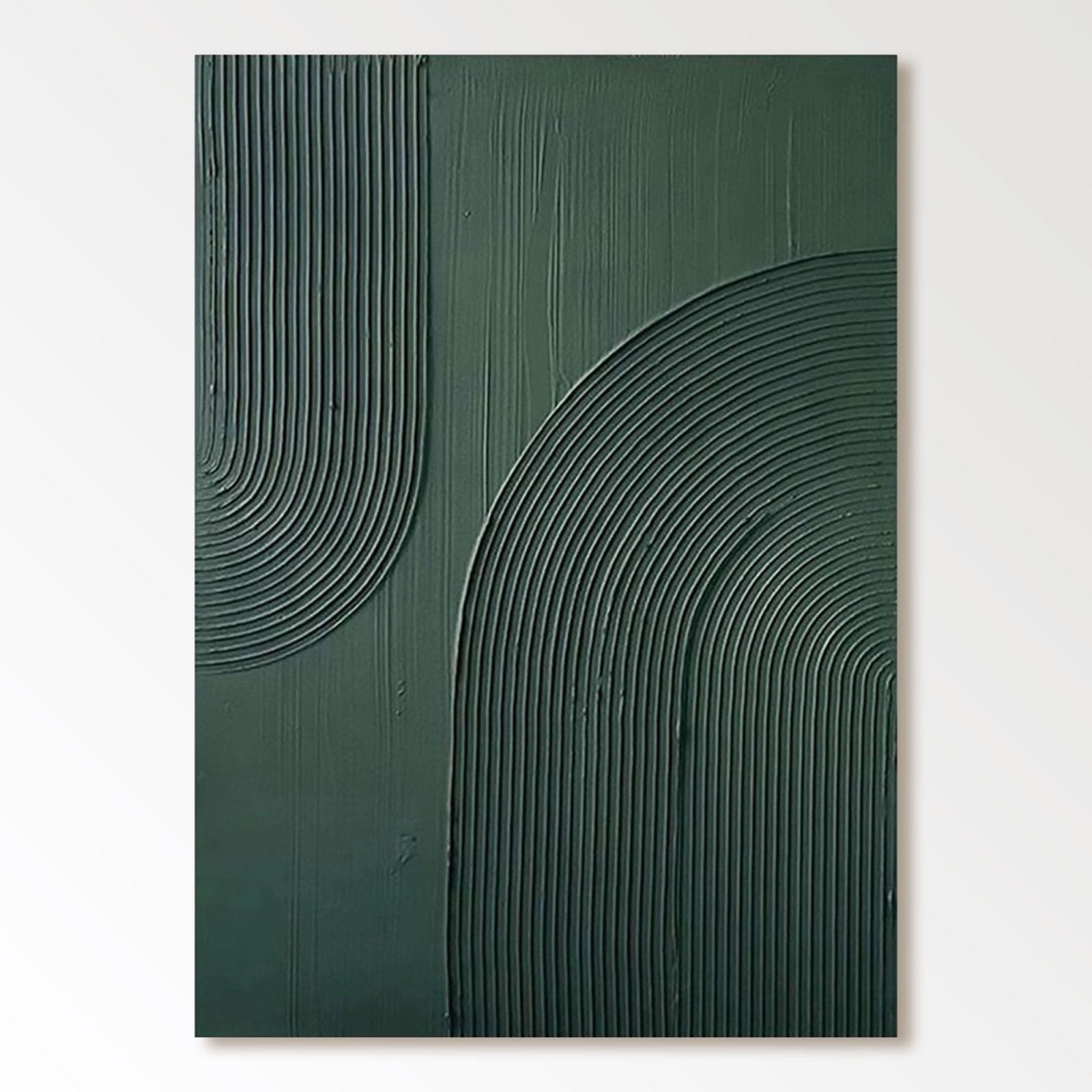 Minimalist Textured Painting "Verdant" - nukeart