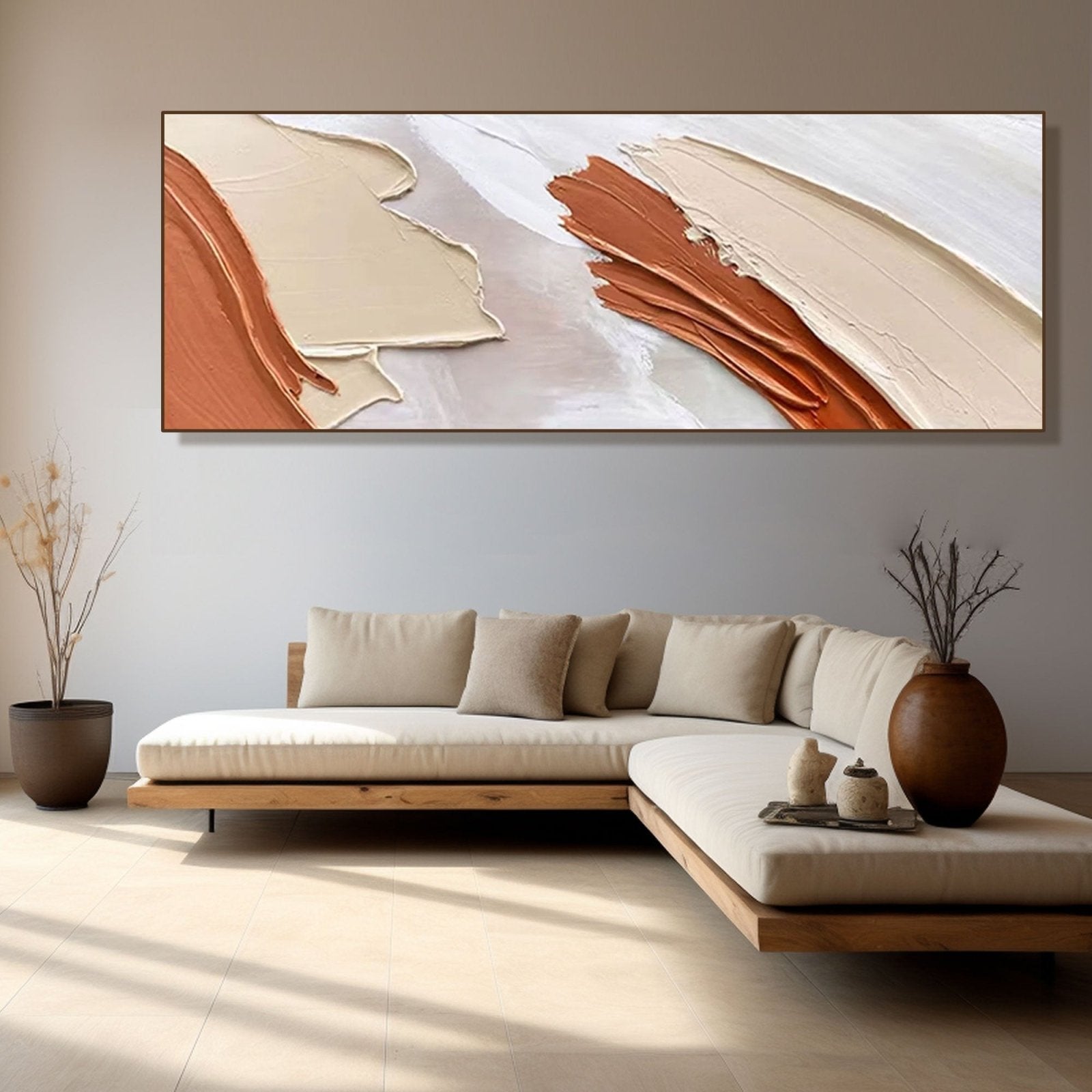 Plaster Painting "Autumnal Flow" - nukeart