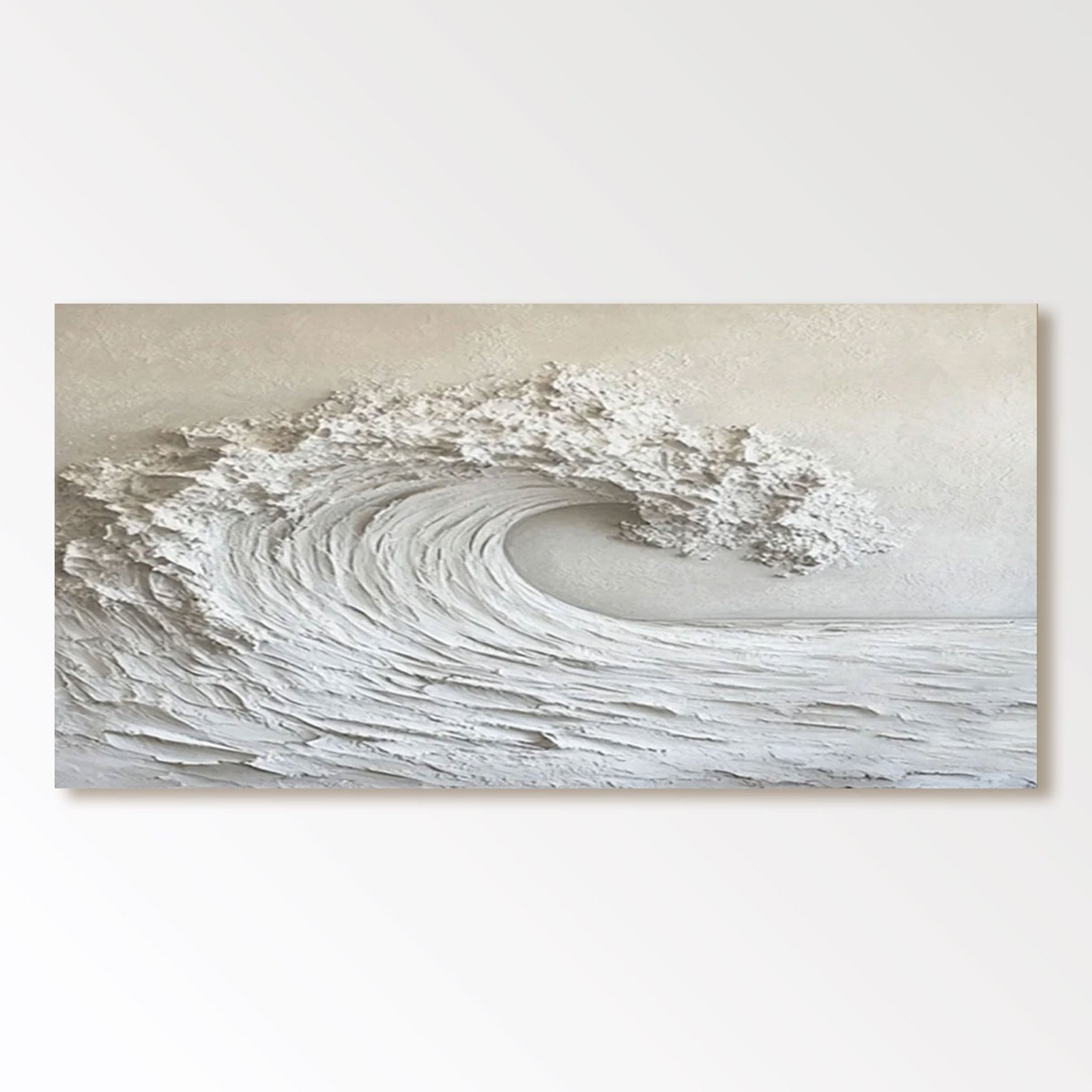 Plaster Painting "Blancéleste“ - nukeart