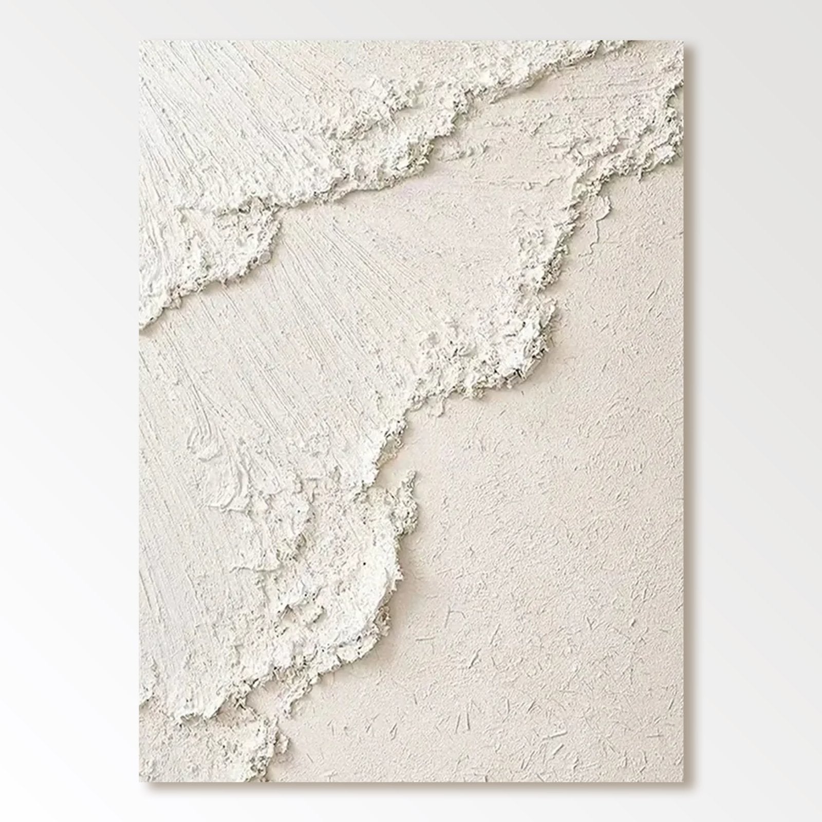 Plaster Painting "Blanche Épure“ - nukeart