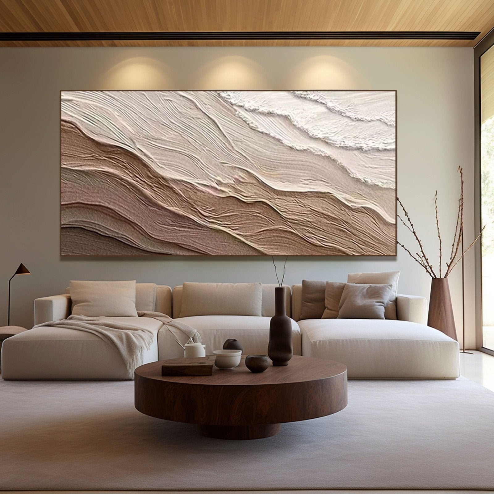 Plaster Painting "Desert Mirage" - nukeart