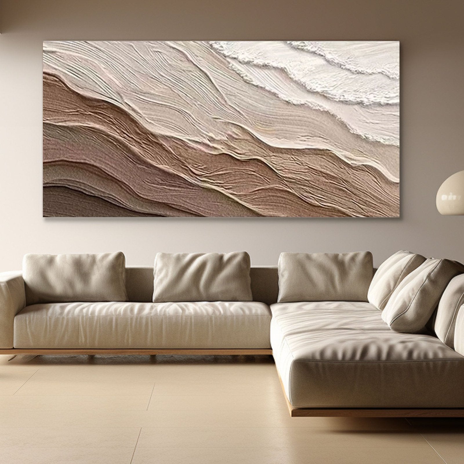 Plaster Painting "Desert Mirage" - nukeart