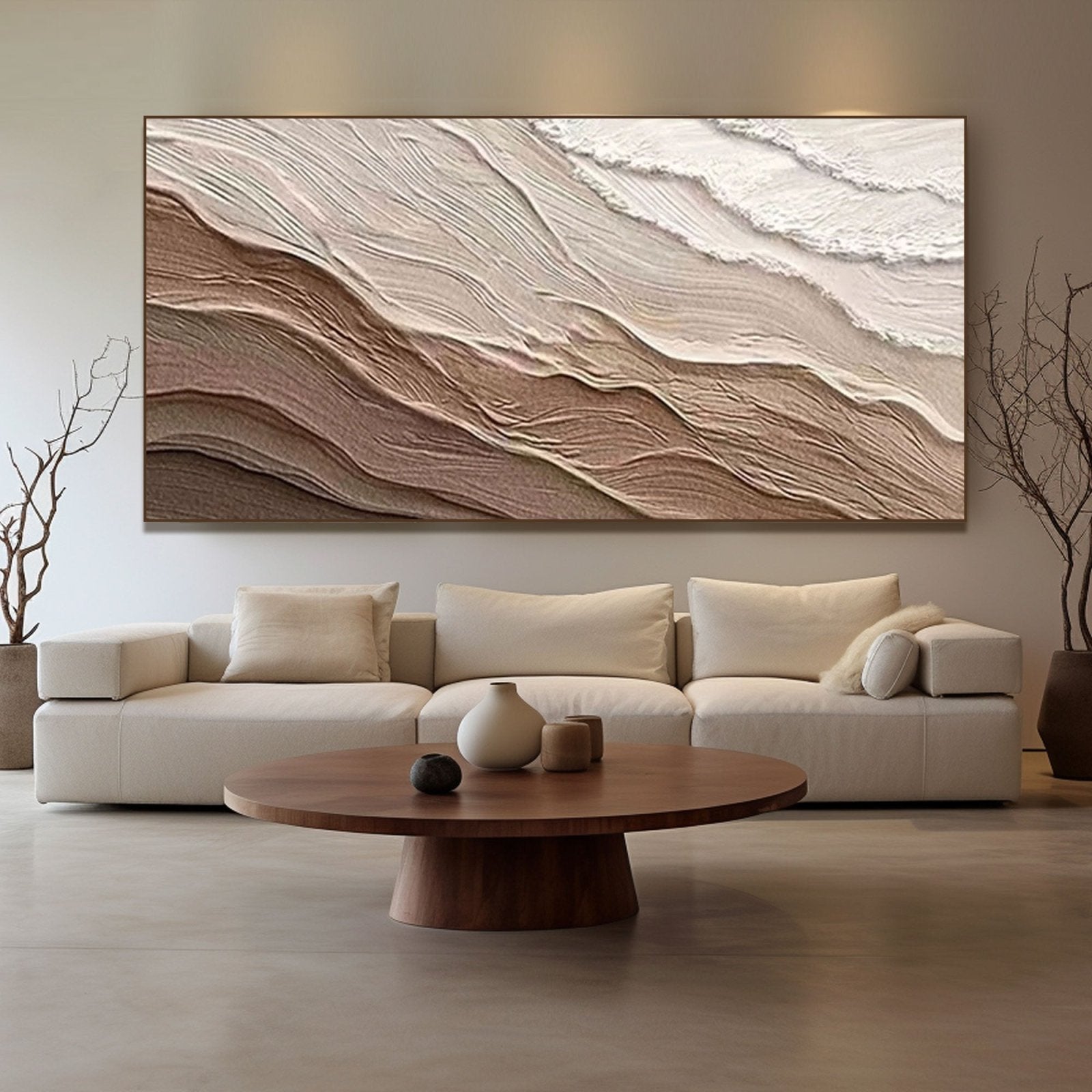 Plaster Painting "Desert Mirage" - nukeart