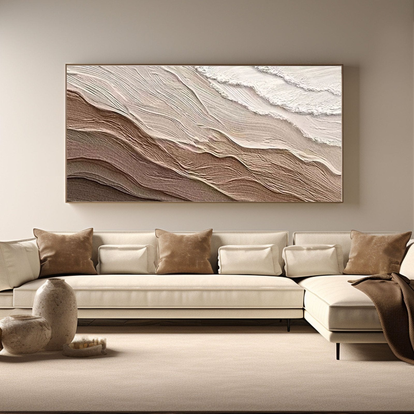 Plaster Painting "Desert Mirage" - nukeart