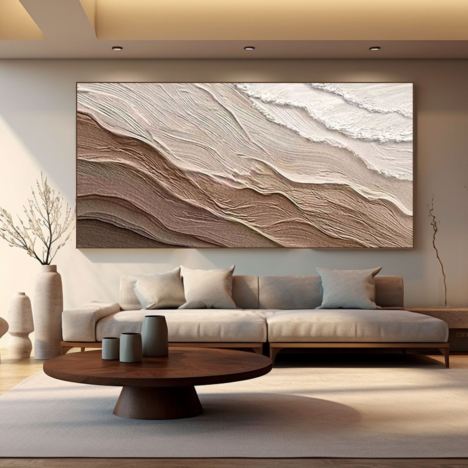 Plaster Painting "Desert Mirage" - nukeart