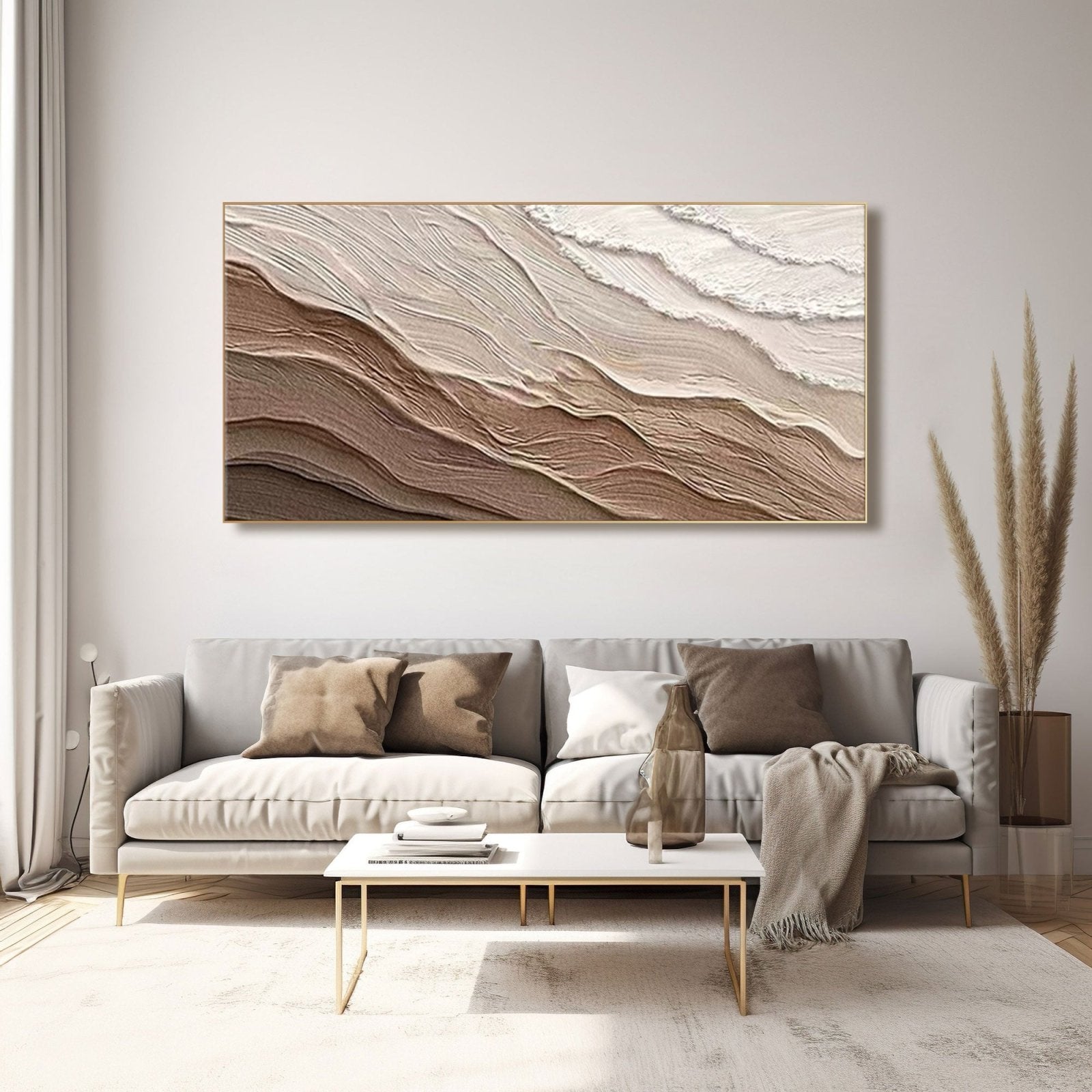 Plaster Painting "Desert Mirage" - nukeart