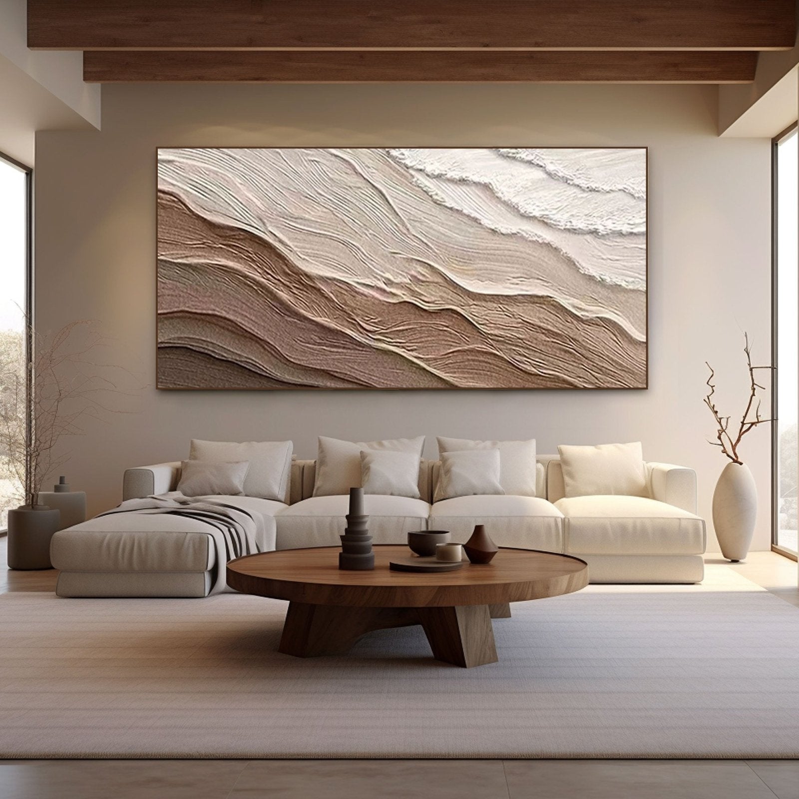 Plaster Painting "Desert Mirage" - nukeart