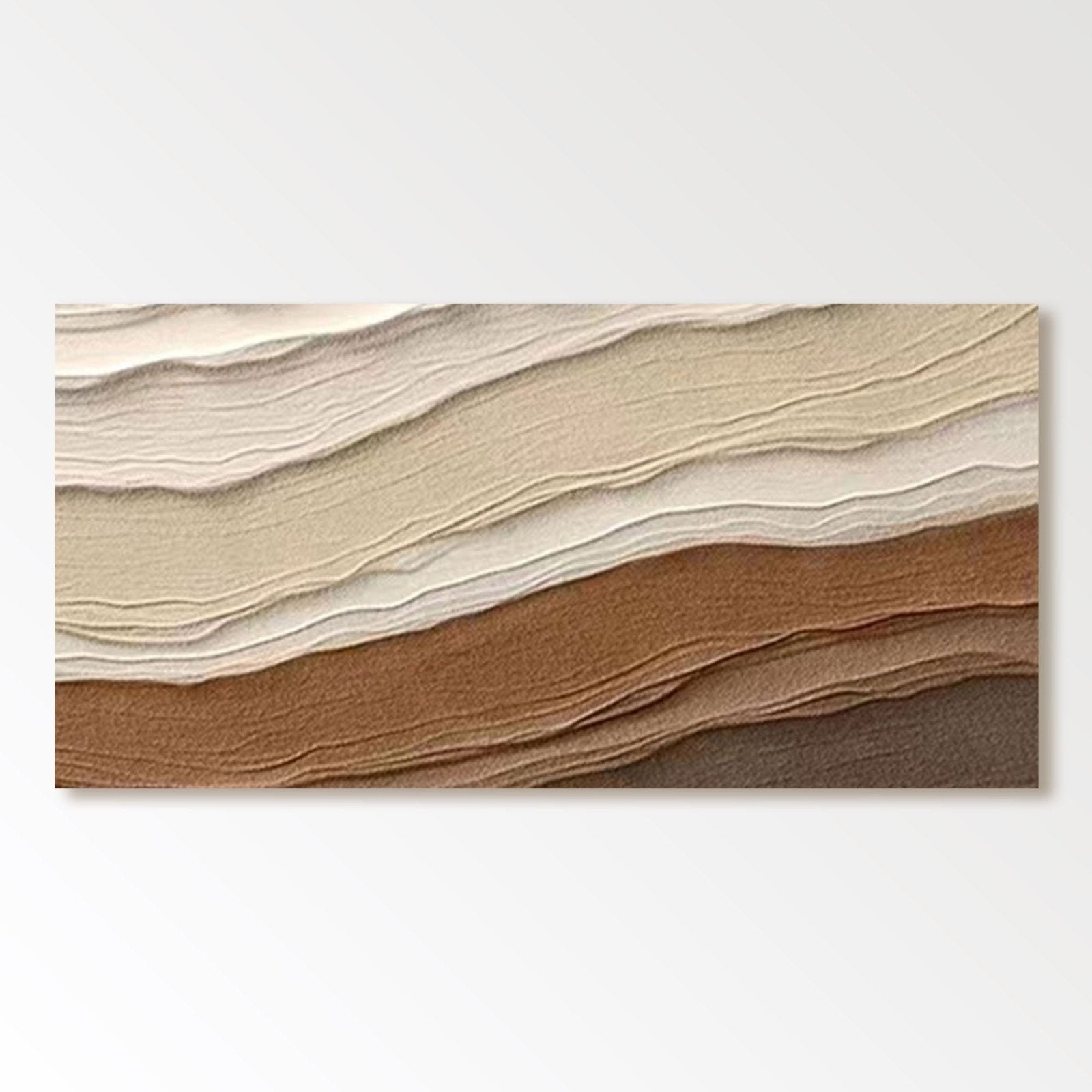 Plaster Painting "Earthen Rhythms" - nukeart