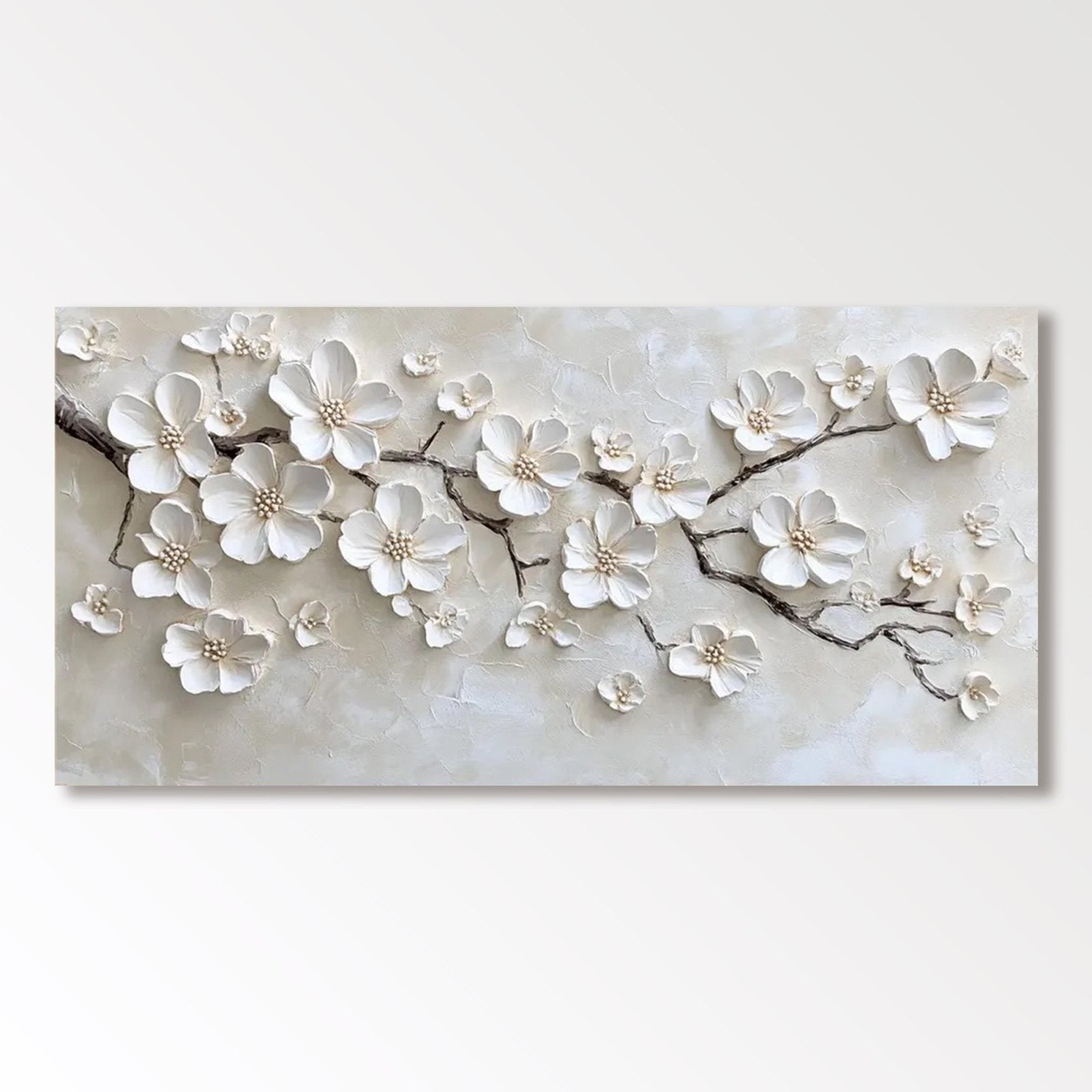 Plaster Painting "Eco de Alba" - nukeart