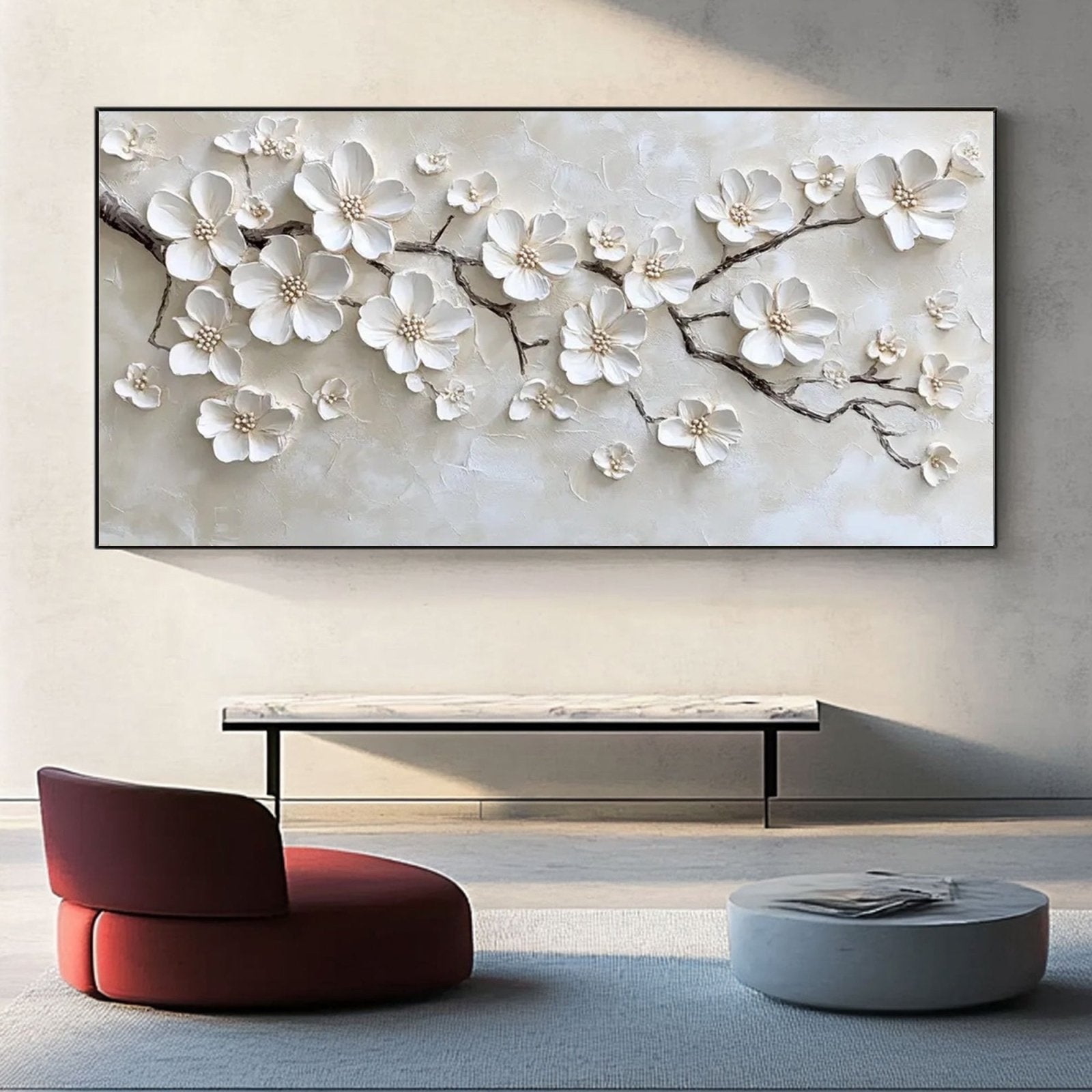 Plaster Painting "Eco de Alba" - nukeart