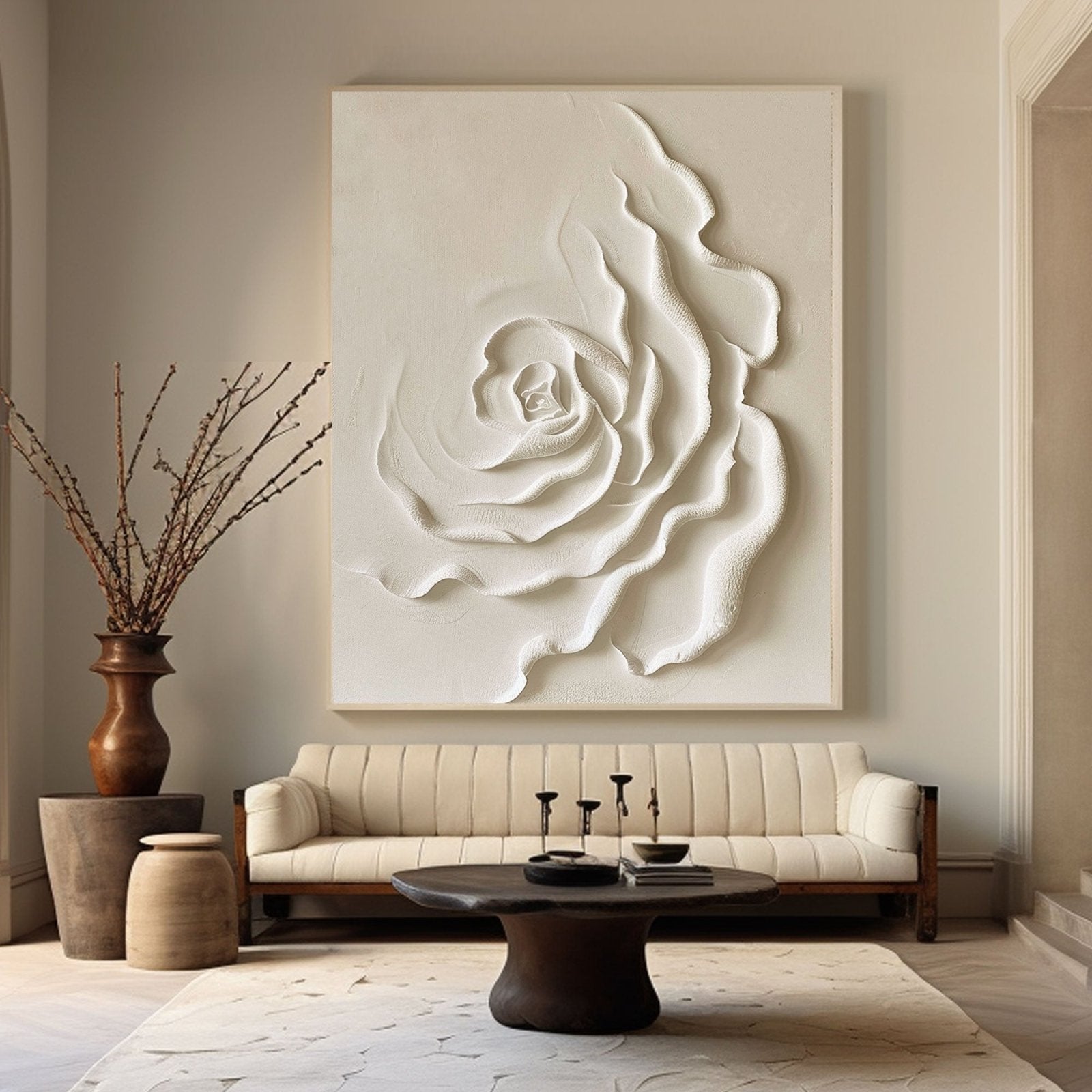 Plaster Painting "Eternal Blossom" - nukeart