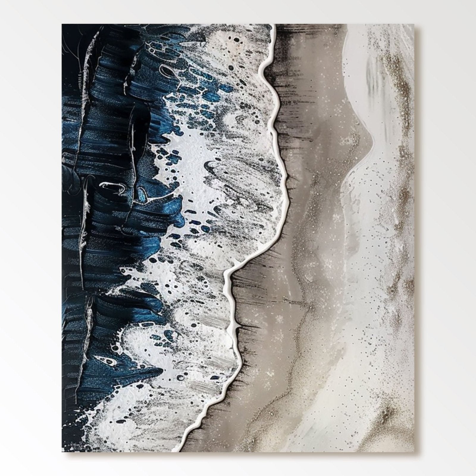 Plaster Painting "Eternal Waves" - nukeart