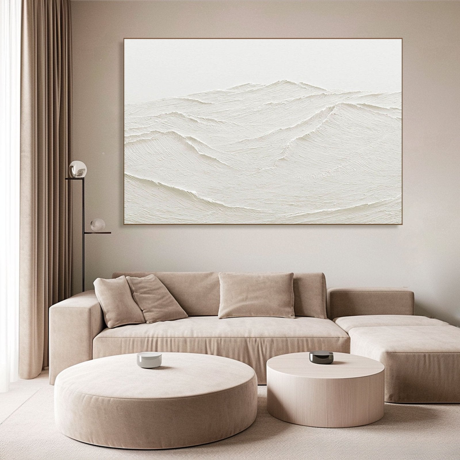 Plaster Painting "Ethereal Ridges" - nukeart