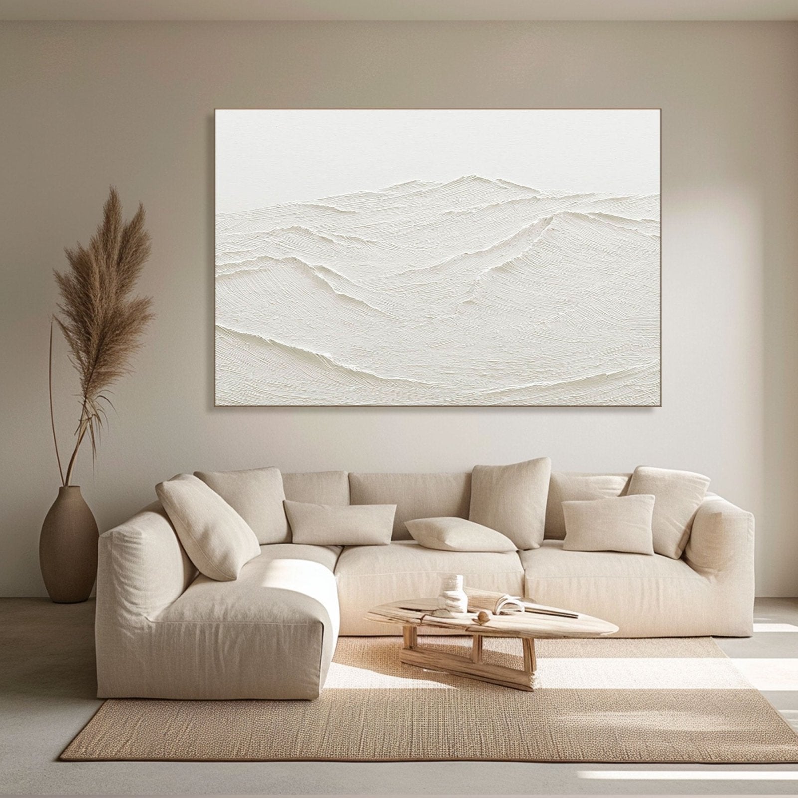 Plaster Painting "Ethereal Ridges" - nukeart