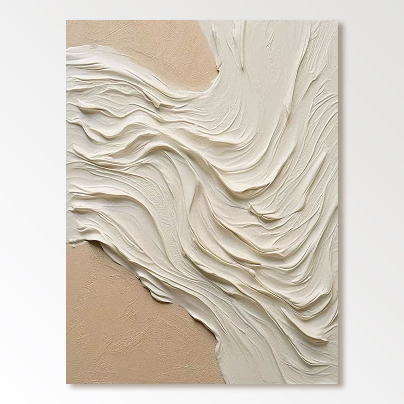 Plaster Painting "Flot de Sable" - nukeart