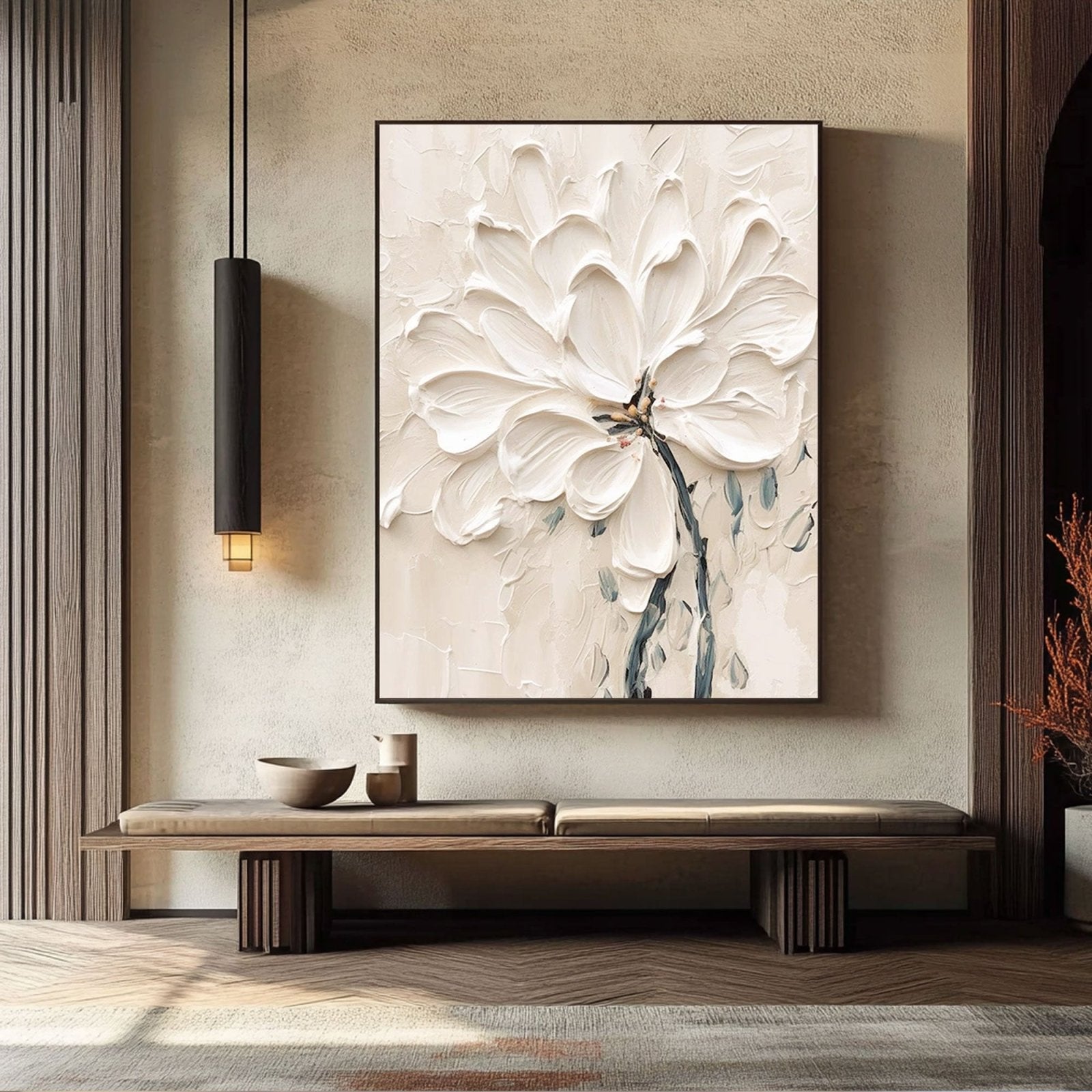 Plaster Painting "Jardin Enchanté" - nukeart