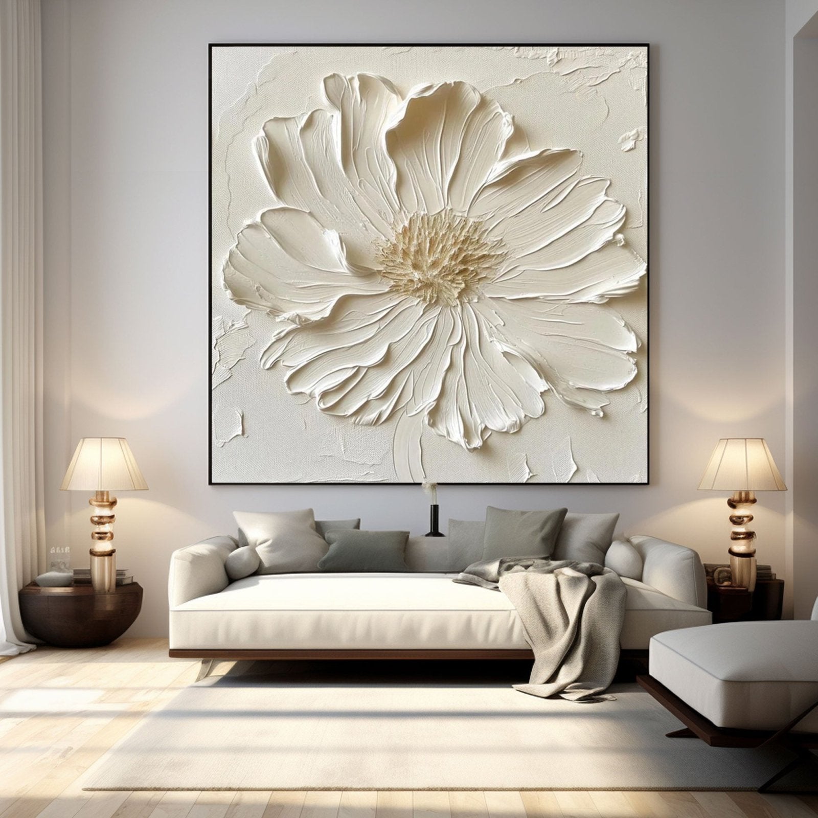 Plaster Painting "Pétalo Eterno” - nukeart
