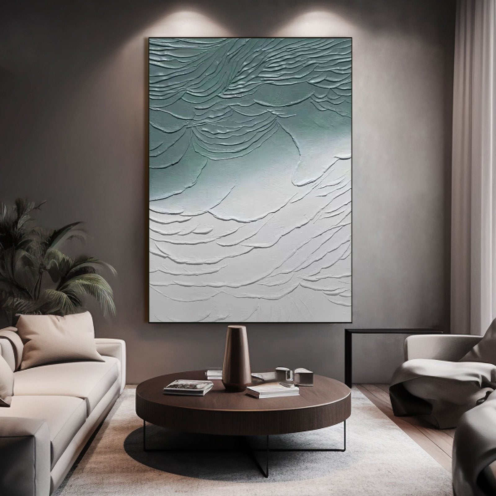 Plaster Painting "Sea Whispers" - nukeart