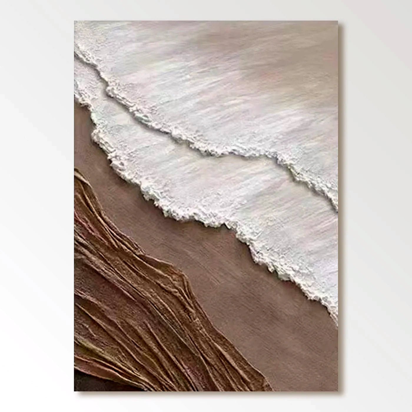 Plaster Painting "Seaside Embrace" - nukeart