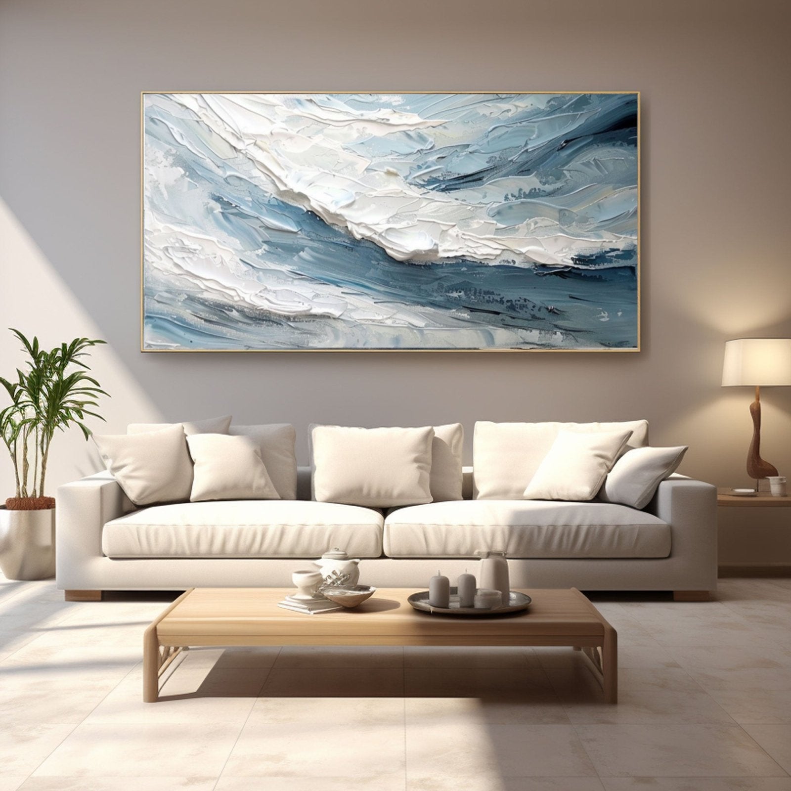 Plaster Painting "Serenity in Motion" - nukeart