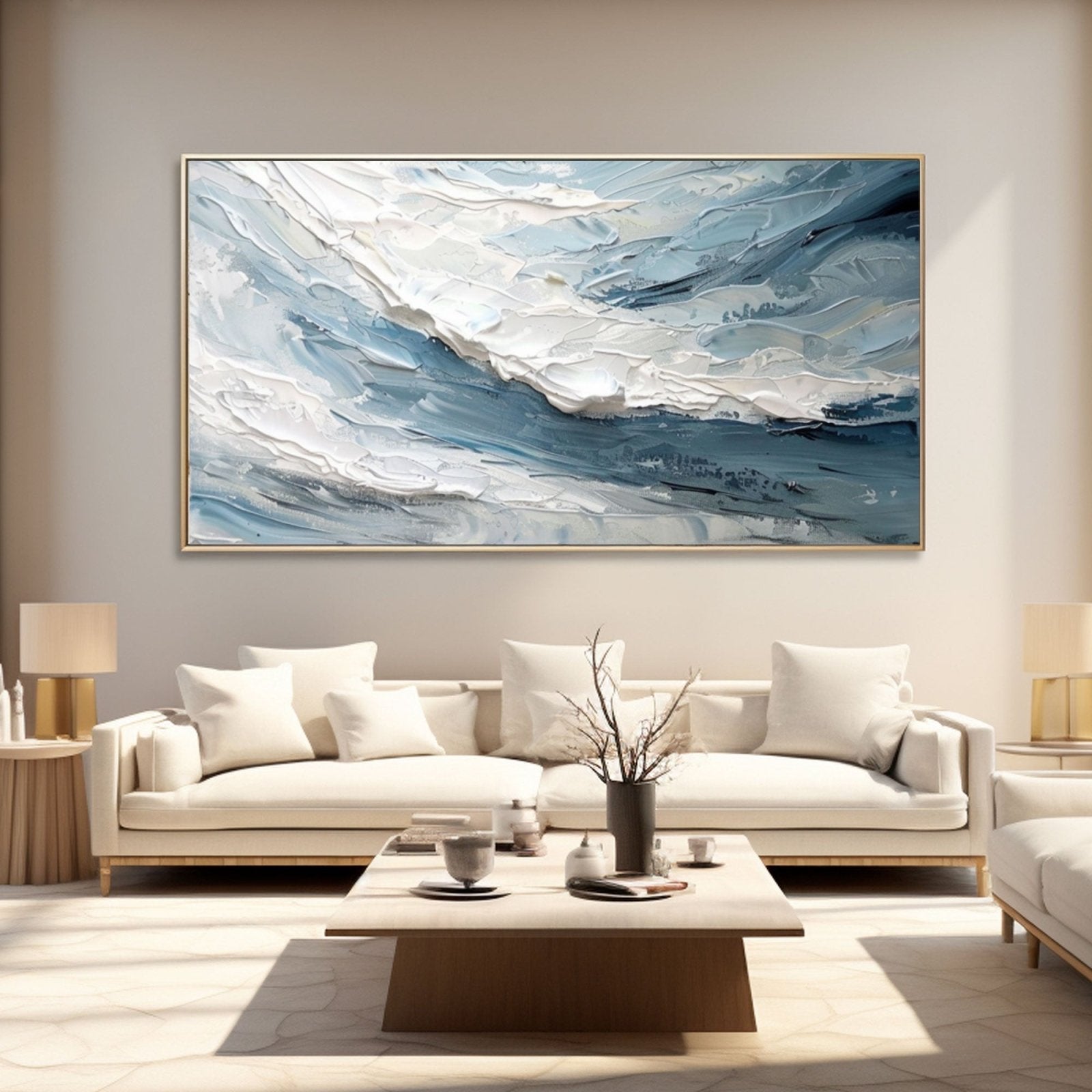 Plaster Painting "Serenity in Motion" - nukeart