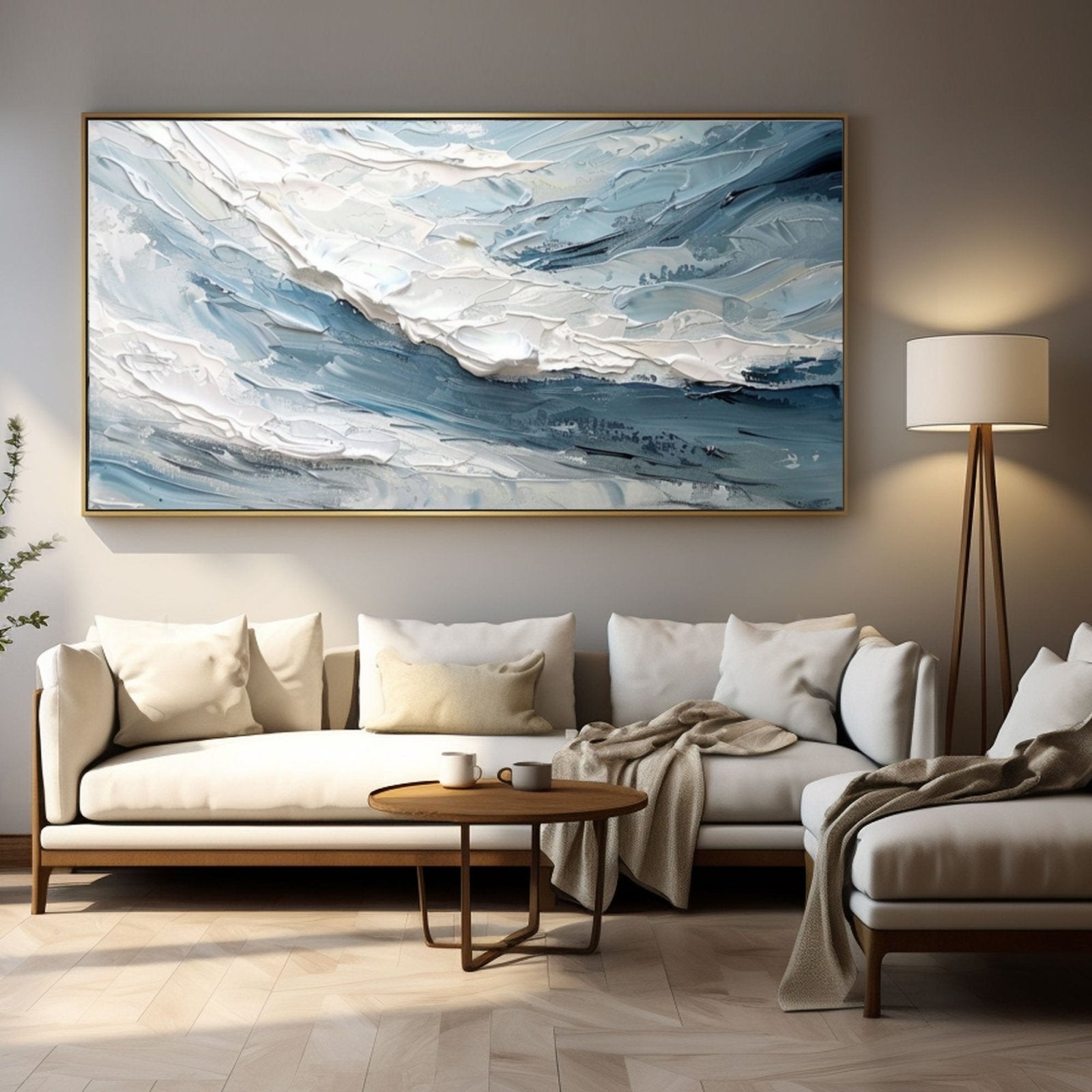 Plaster Painting "Serenity in Motion" - nukeart