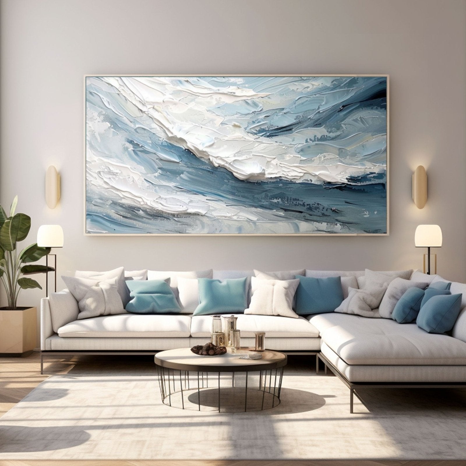 Plaster Painting "Serenity in Motion" - nukeart