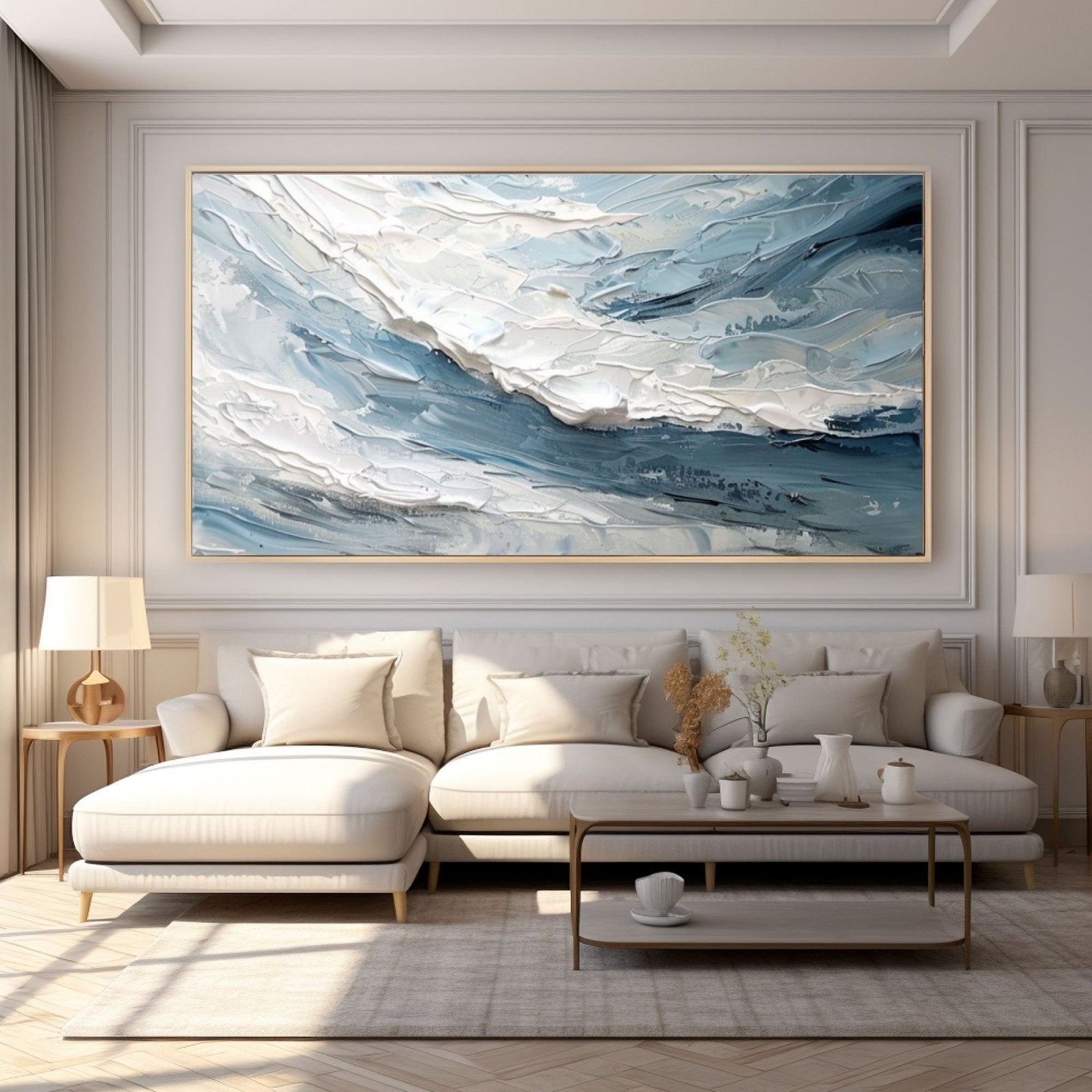 Plaster Painting "Serenity in Motion" - nukeart