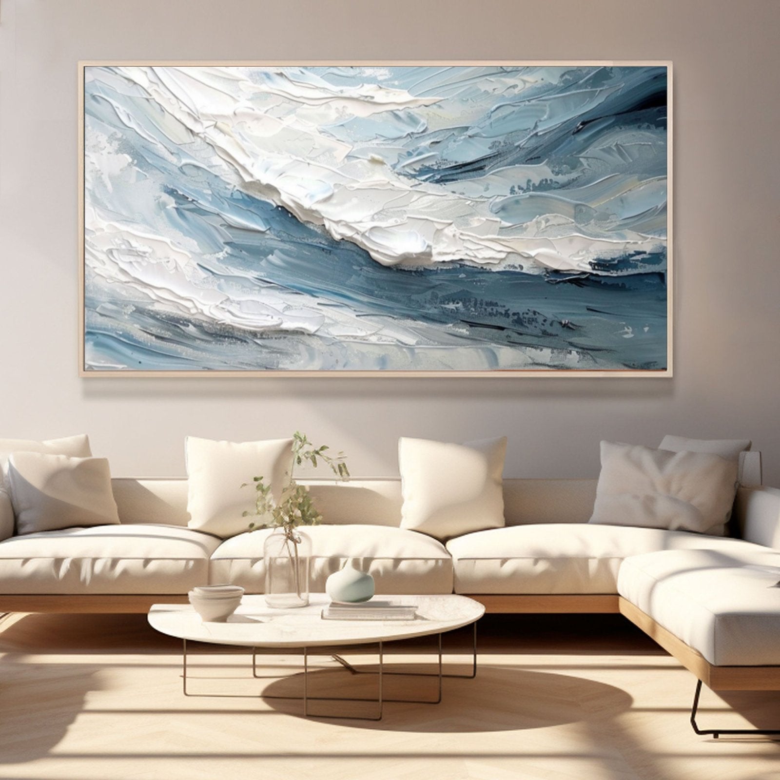 Plaster Painting "Serenity in Motion" - nukeart