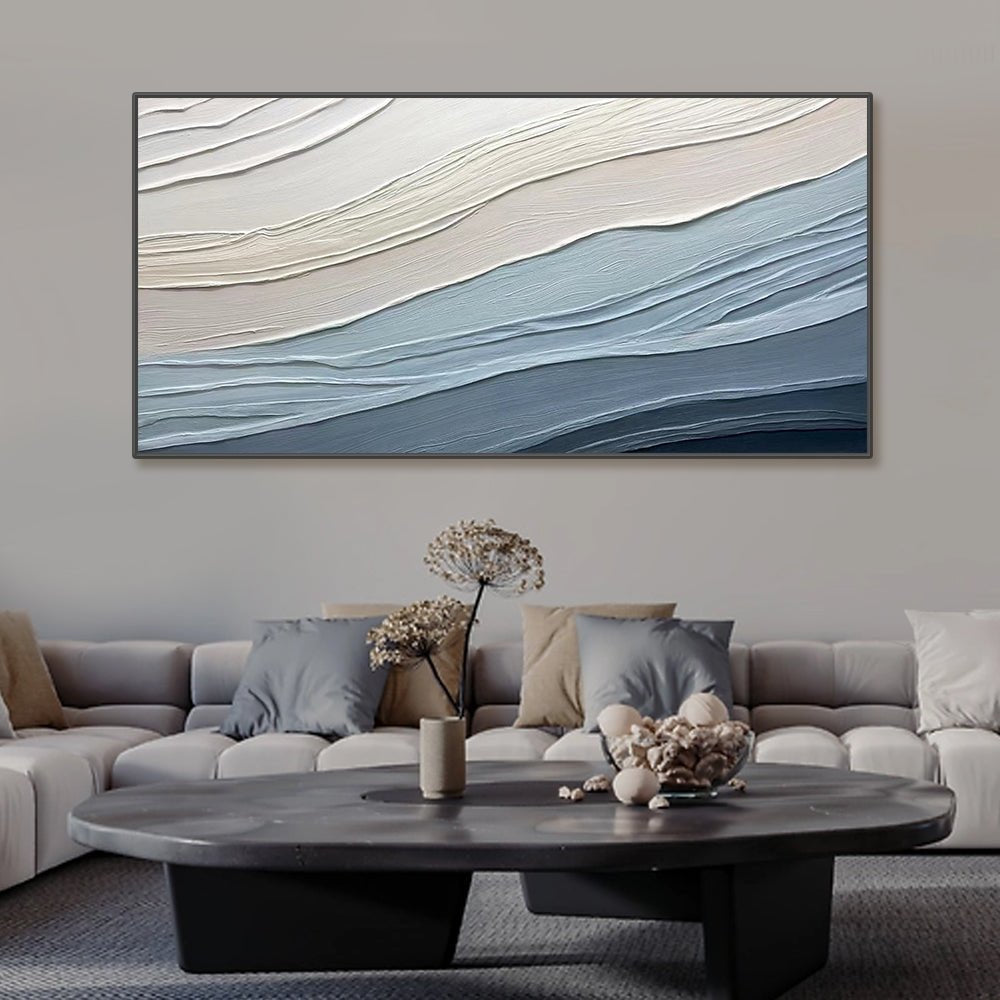 Plaster Painting "Serenity Waves" - nukeart