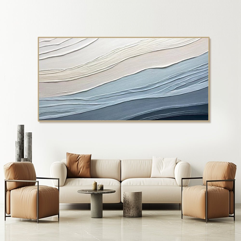 Plaster Painting "Serenity Waves" - nukeart