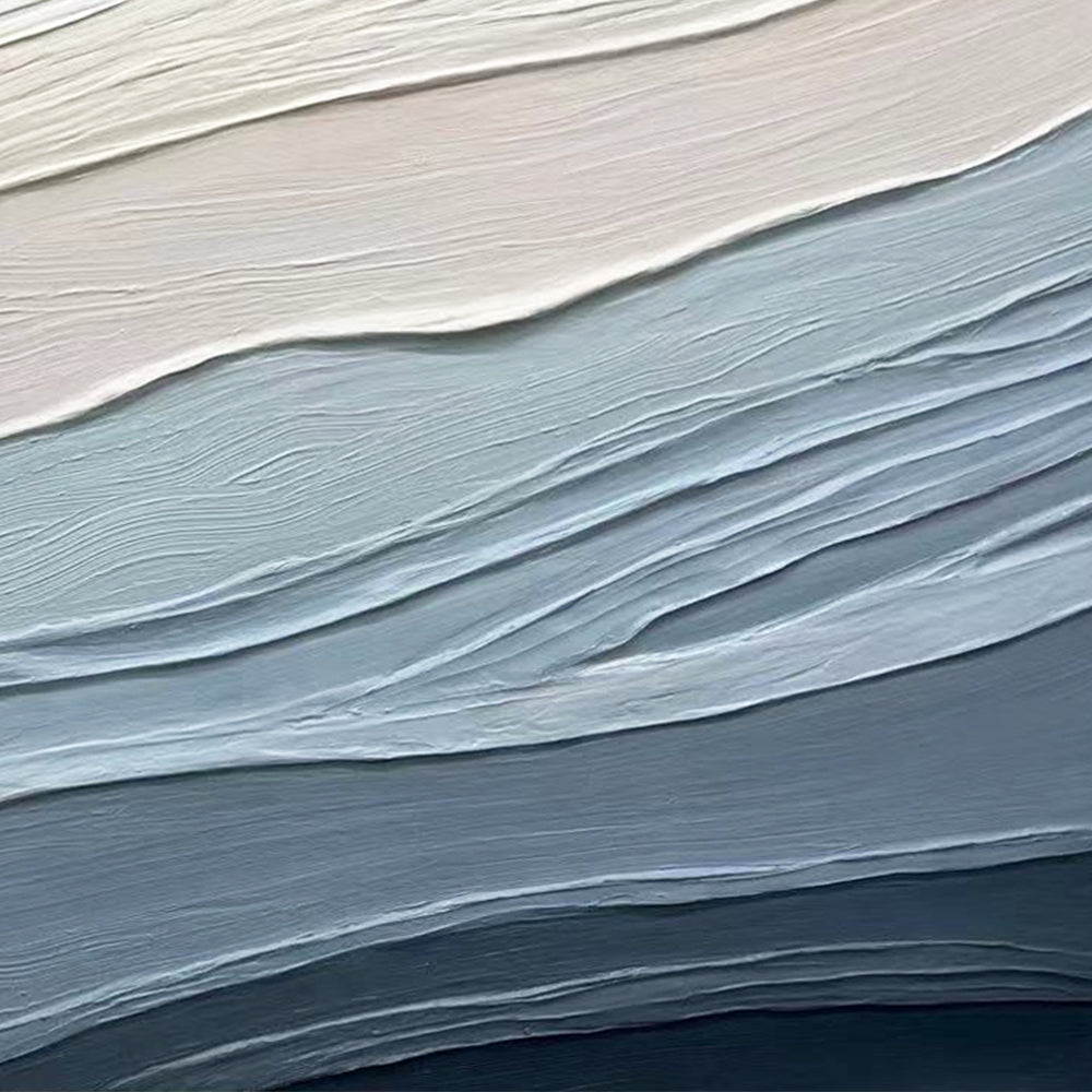 Plaster Painting "Serenity Waves" - nukeart