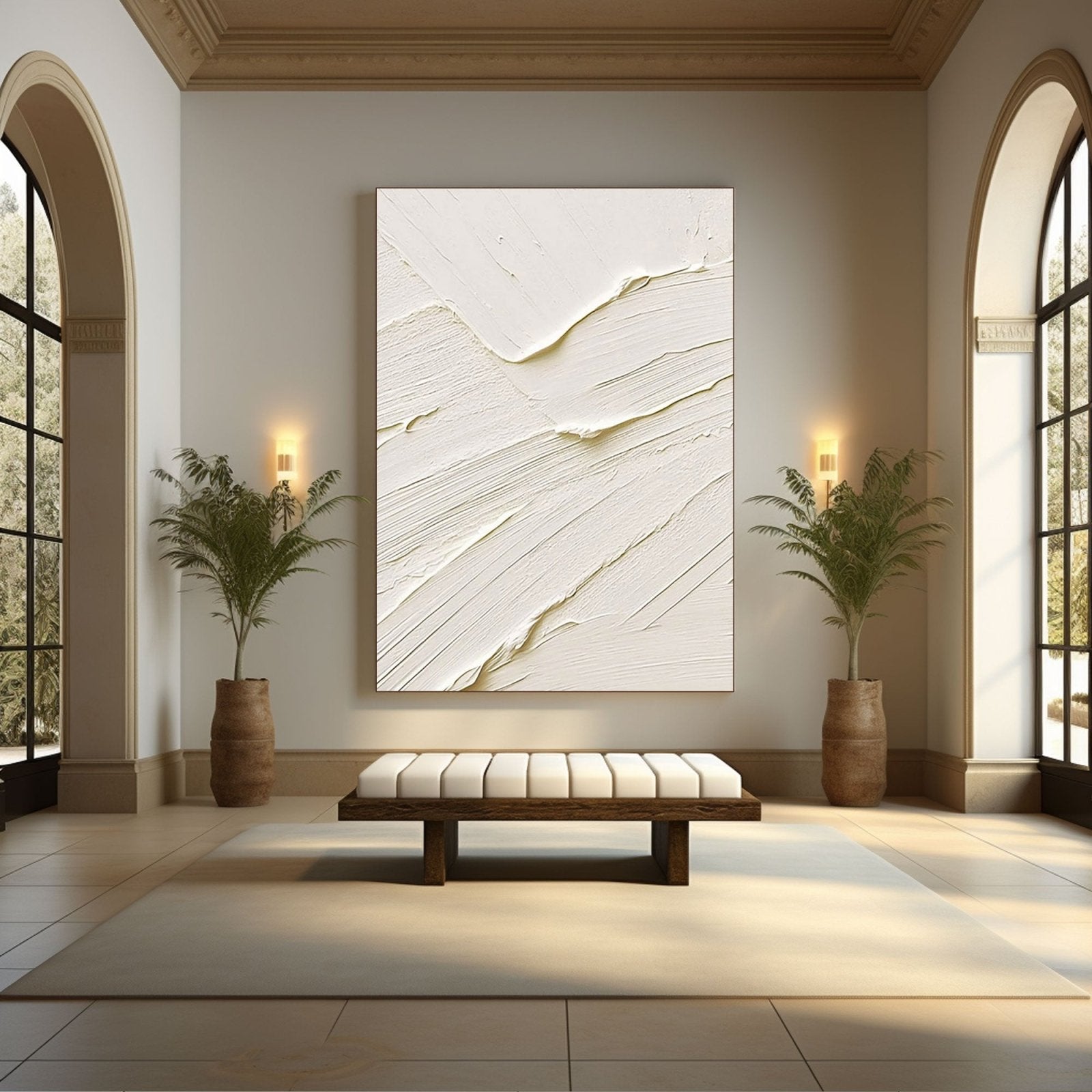 Plaster Painting "Silent Serenade" - nukeart