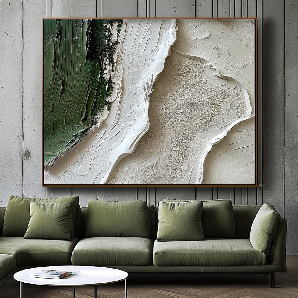 Plaster Painting "Textures of Nature" - nukeart