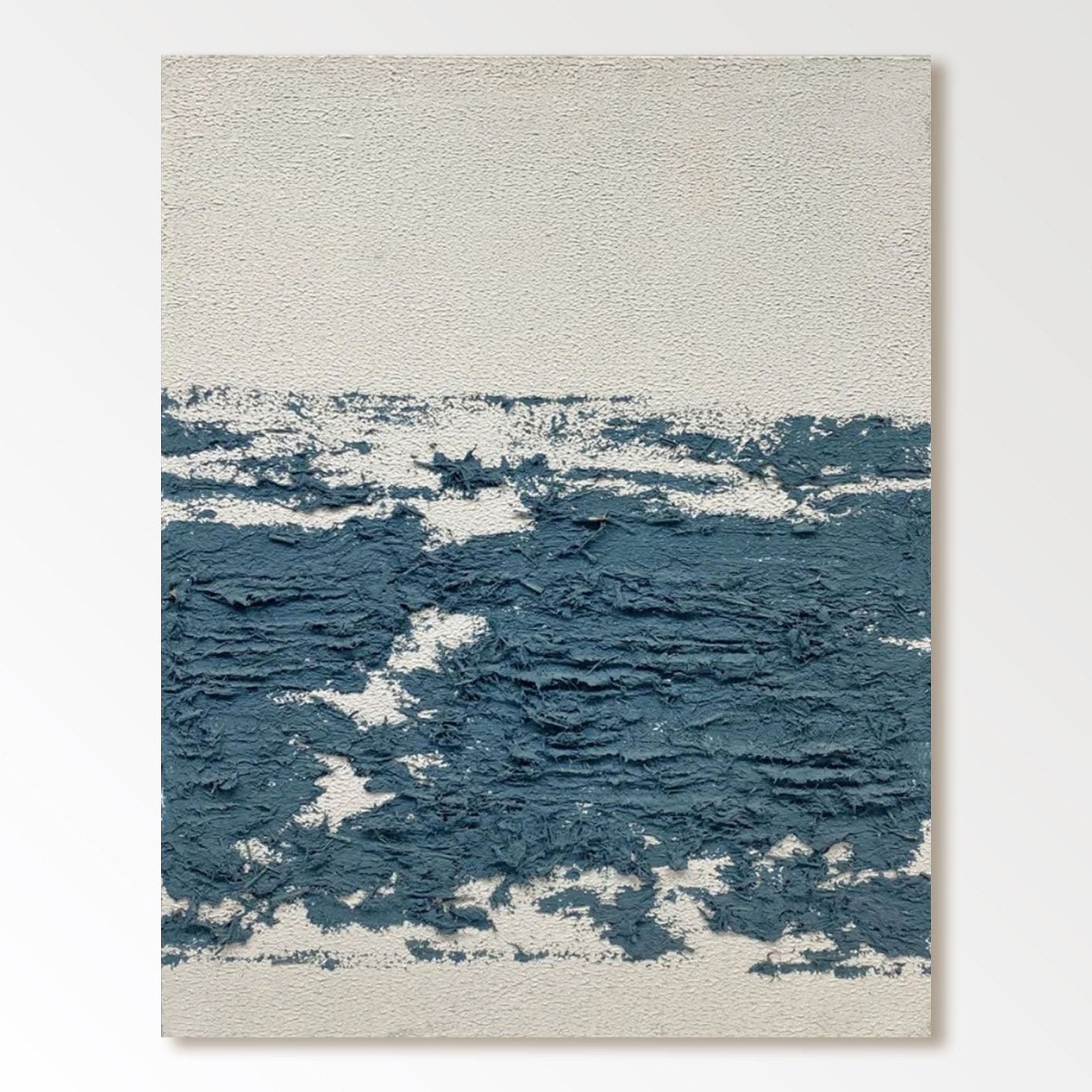 Plaster Textured Painting "Oceanic" - nukeart