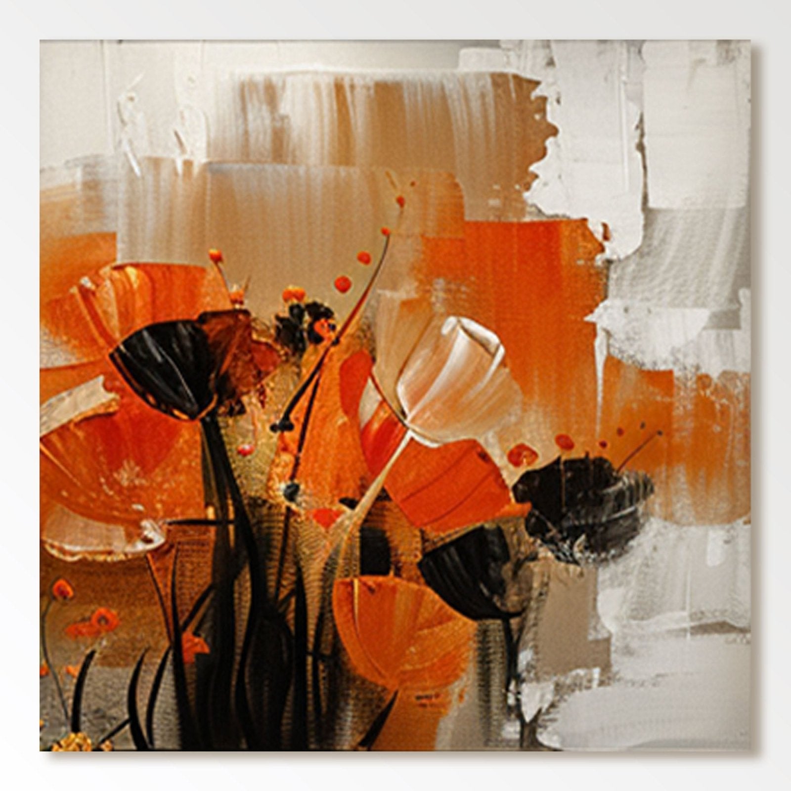 Plaster Wall Art "Chaleur Florale" - nukeart