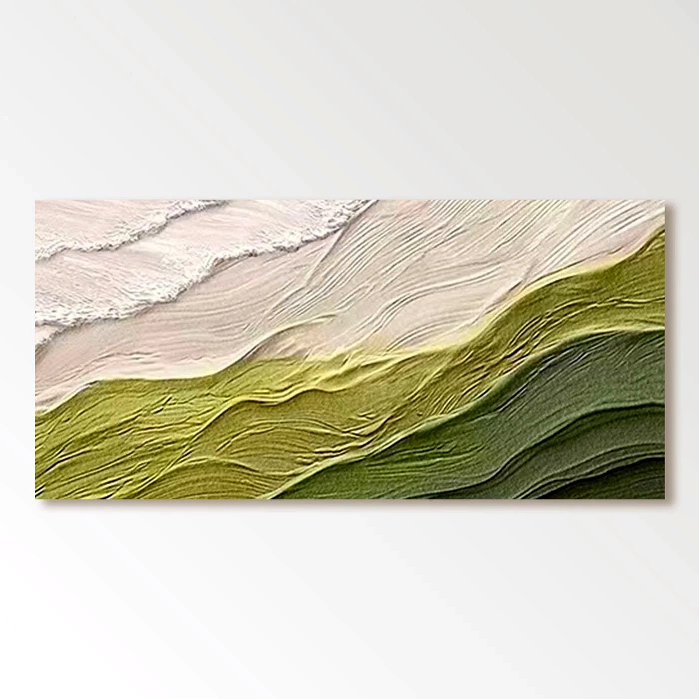 Plaster Wall Art "Verdant Whispers" - nukeart