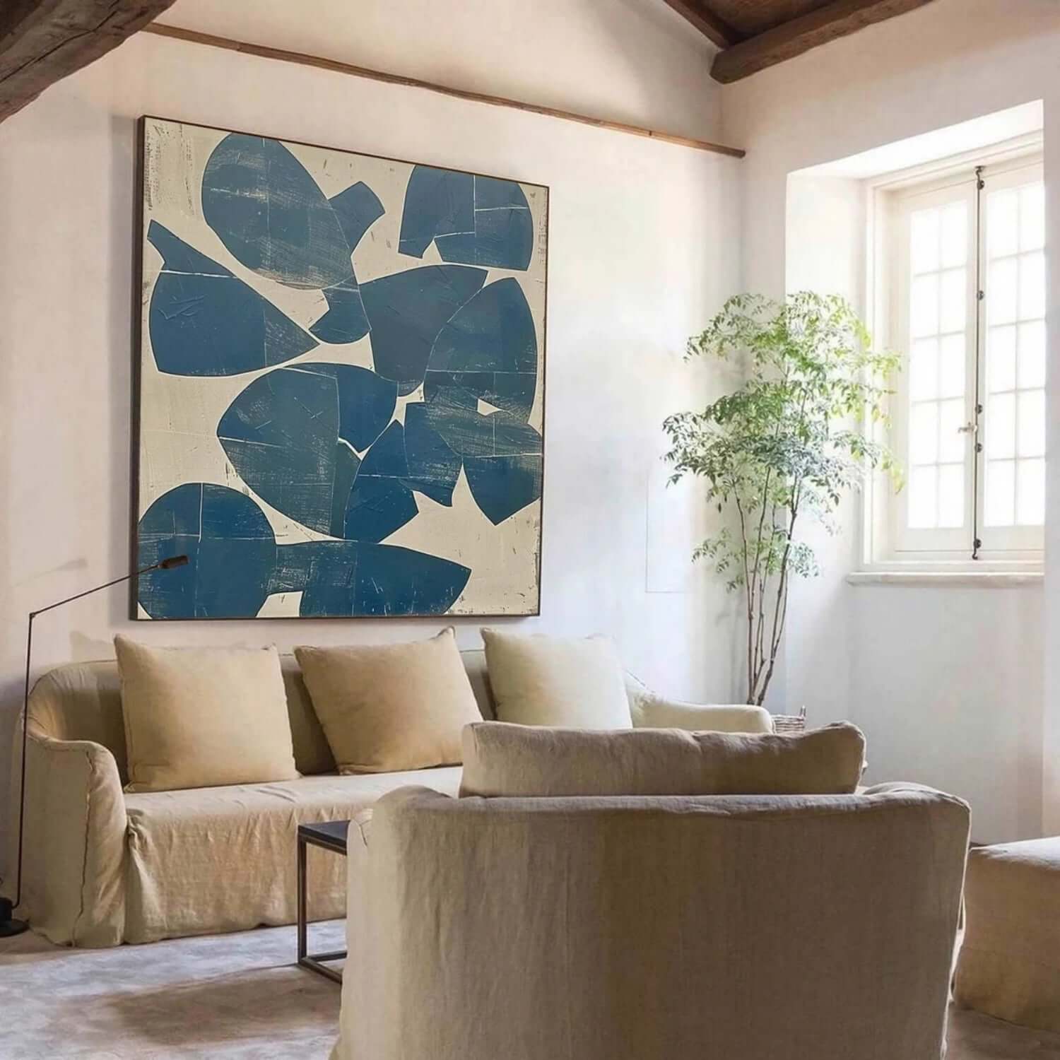 Abstract Painting "Frammenti di Mare" - nukeart