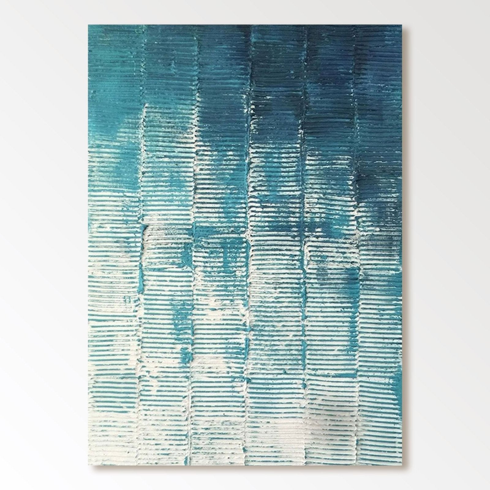 Textured Painting "Azure" - nukeart